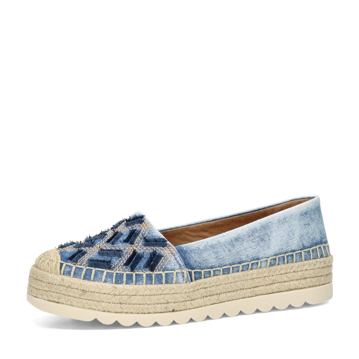 ETIMEĒ dámské denimové espadrilky - modré - 40