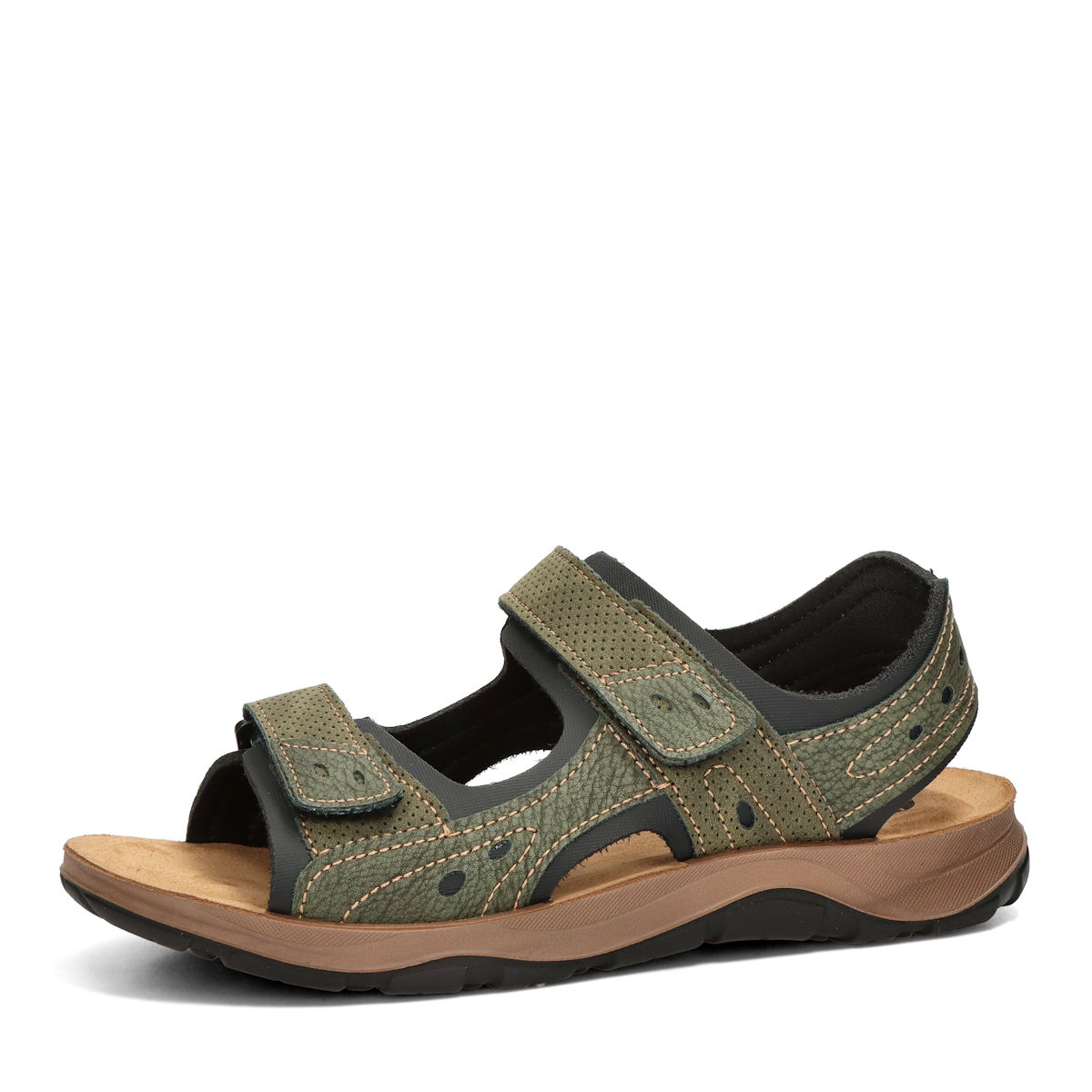Inblu pánské komfortní sandály - zelené - 46