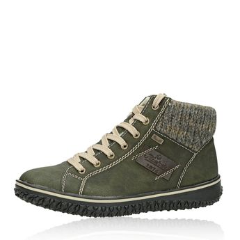 Rieker dámské zateplené kotníkové boty - zelené