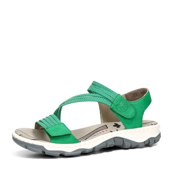 Rieker dámské komfortní sandály - zelené