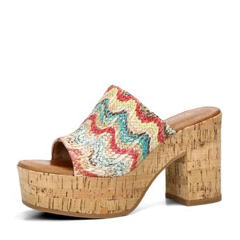Tamaris dámské stylové pantofle - vícebarevné